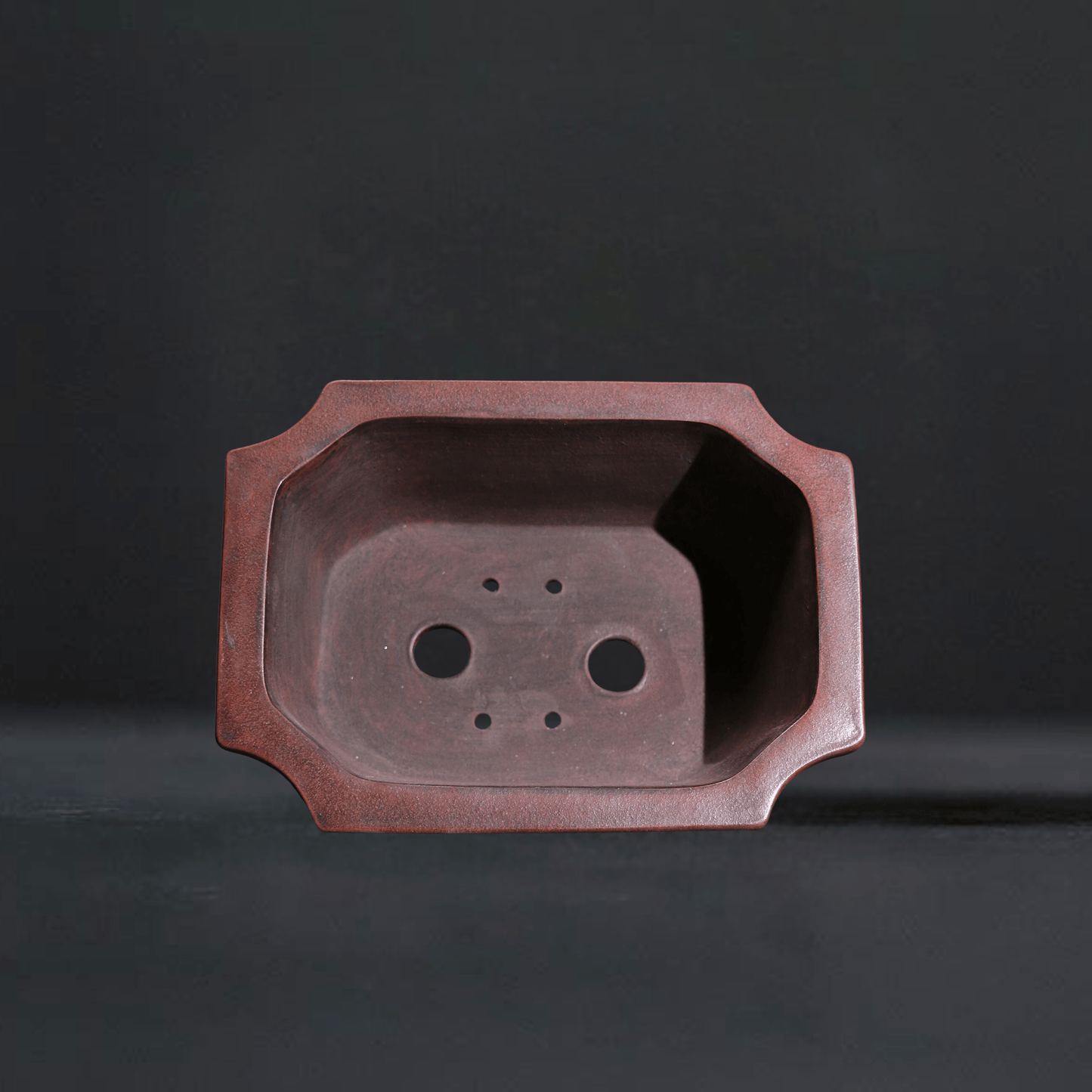 TEA TIME ESSENTIALS HOME DECOR Rectangular Bonsai Pot Classic Purple Sand Bonsai Pot