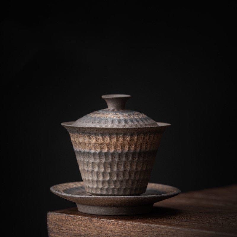 TEA TIME ESSENTIALS TEA Cover Bowl Vintage Ceramic Sancai Tea Cup