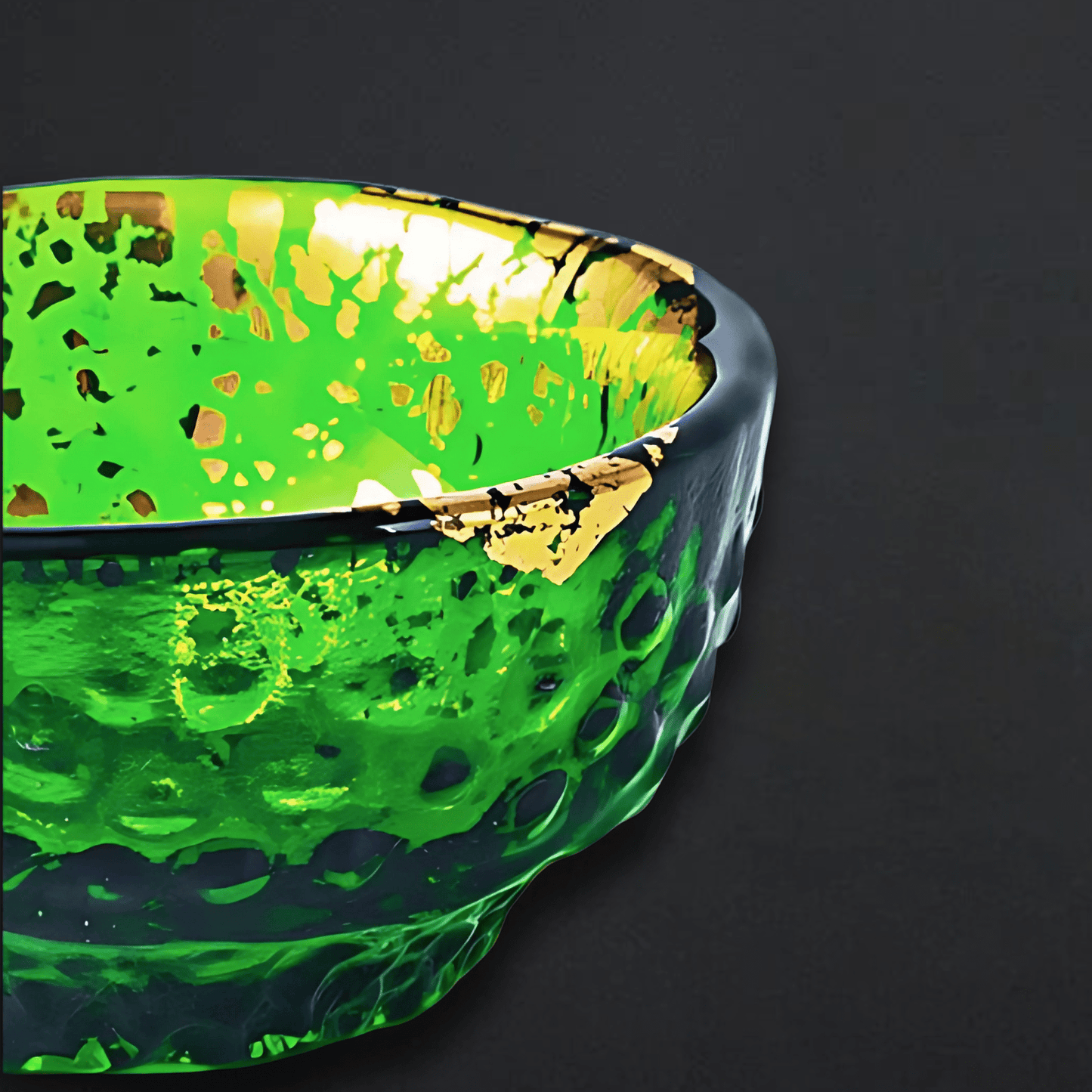 TEA TIME ESSENTIALS TEA Emerald Essence Crystal Tea Cup