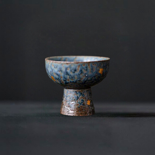 Bronze Glaze Ceramic Tea Goblets