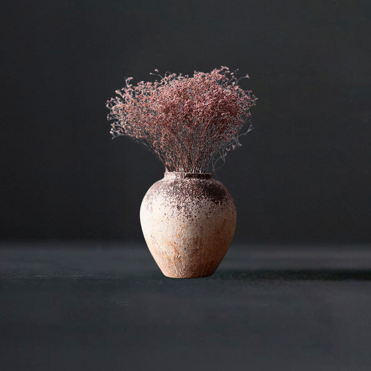 Earthen Elegance: Ceramic Dried Flower Decorative Vase Collection