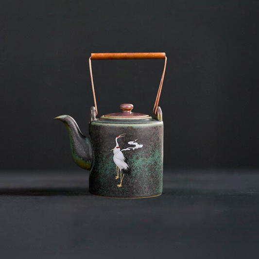 Chengxiang Crane Ceramic Pot