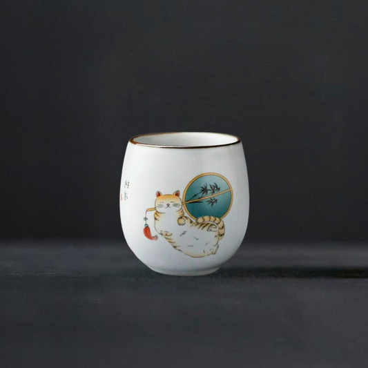 Vintage Ru Porcelain Teacup