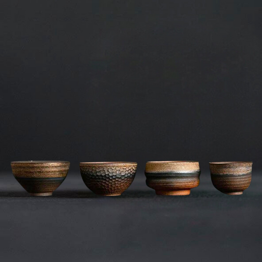 Japanese Artisanal Heritage Ceramic Tea Cups Set