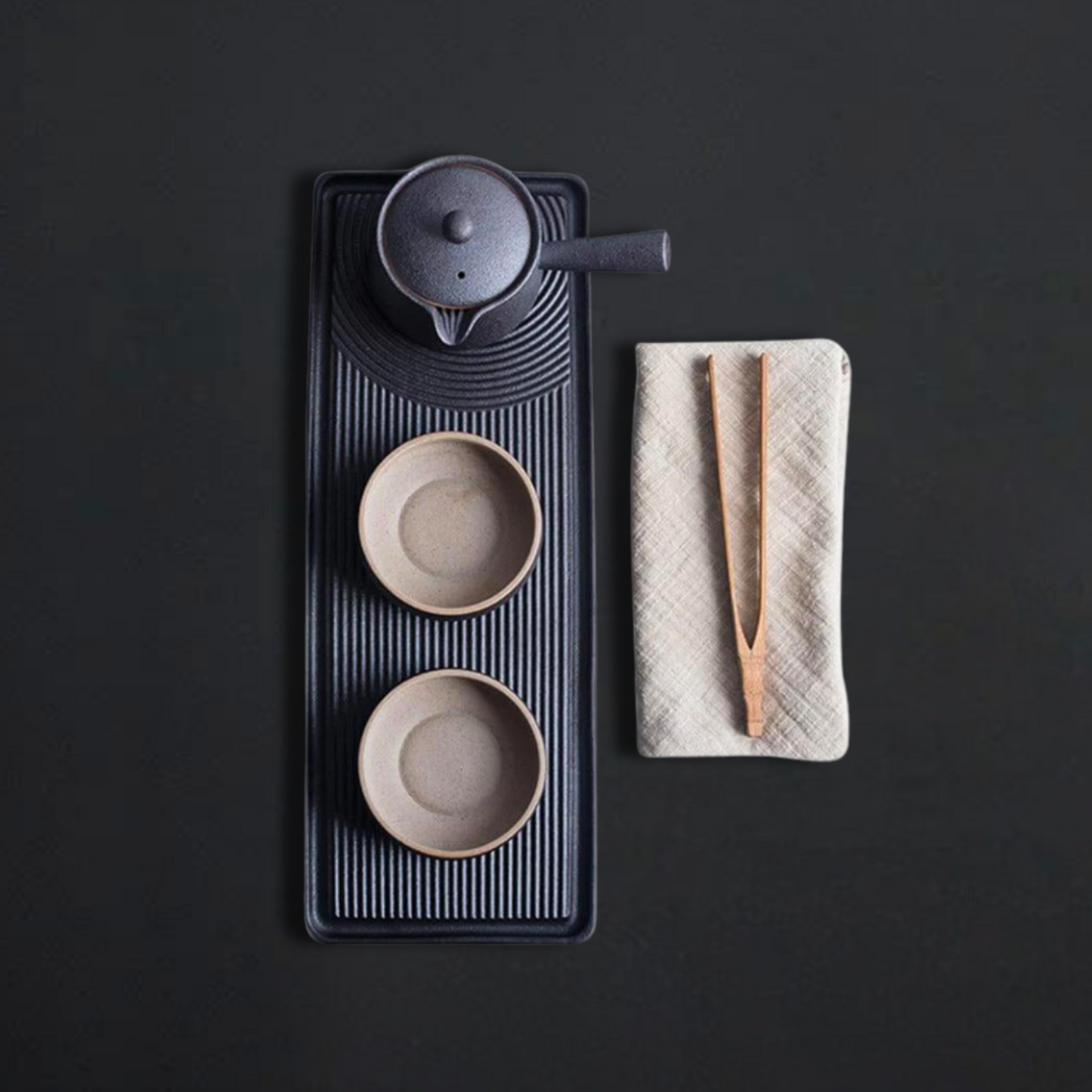 Luxury Ceramic Tea Set - Teapot And Teacup With Tray