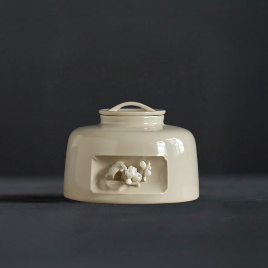 Plum Blossom Tea Caddy