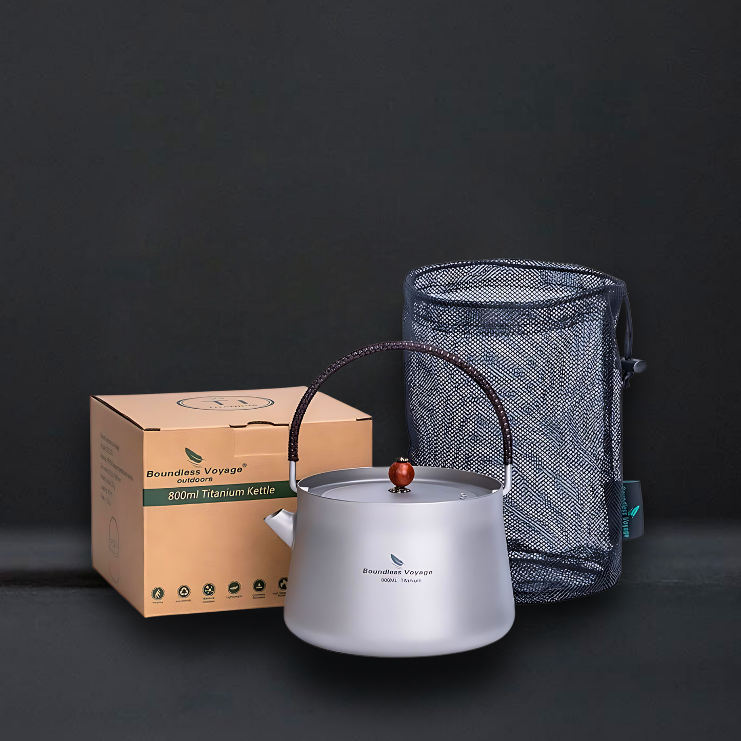 Titanium Explorer's Portable Tea Kettle