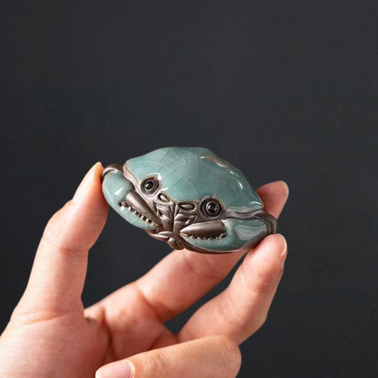 Ge Kiln Little Crab Ceramic Tea Ornaments