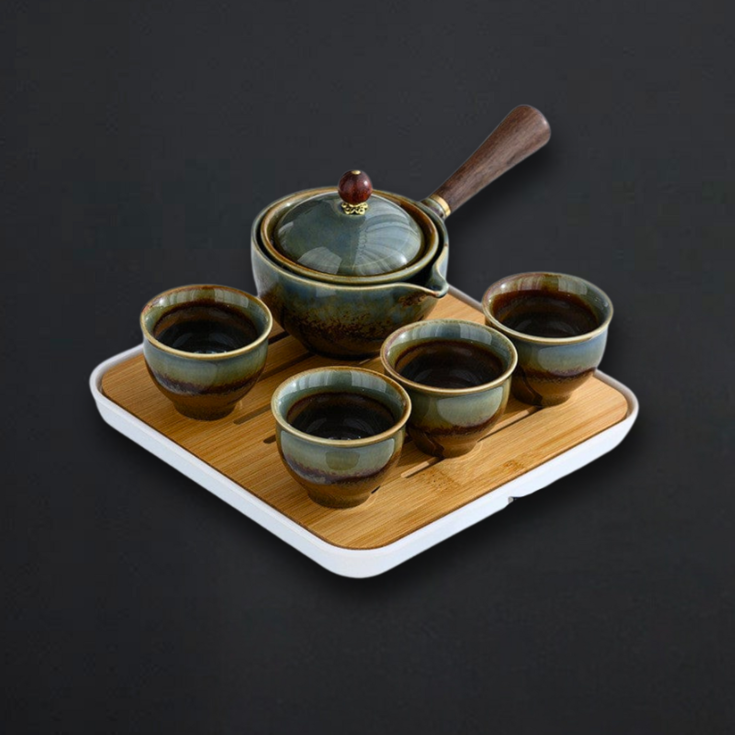 Zen Voyage: Portable Automatic Tea Maker Tea Set Gift