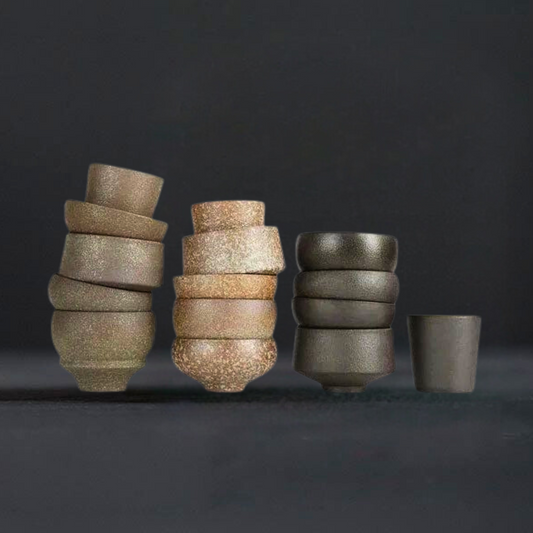 Maitaoji Japanese-Inspired Ceramic Tea Cups