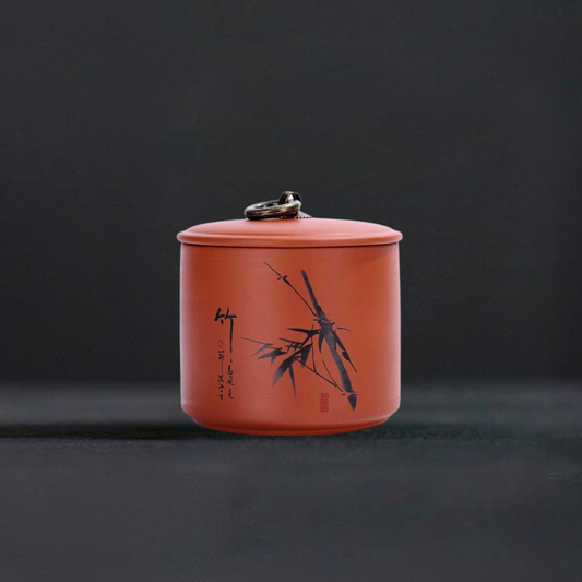 Artisanal Harmony Zisha Tea Caddy