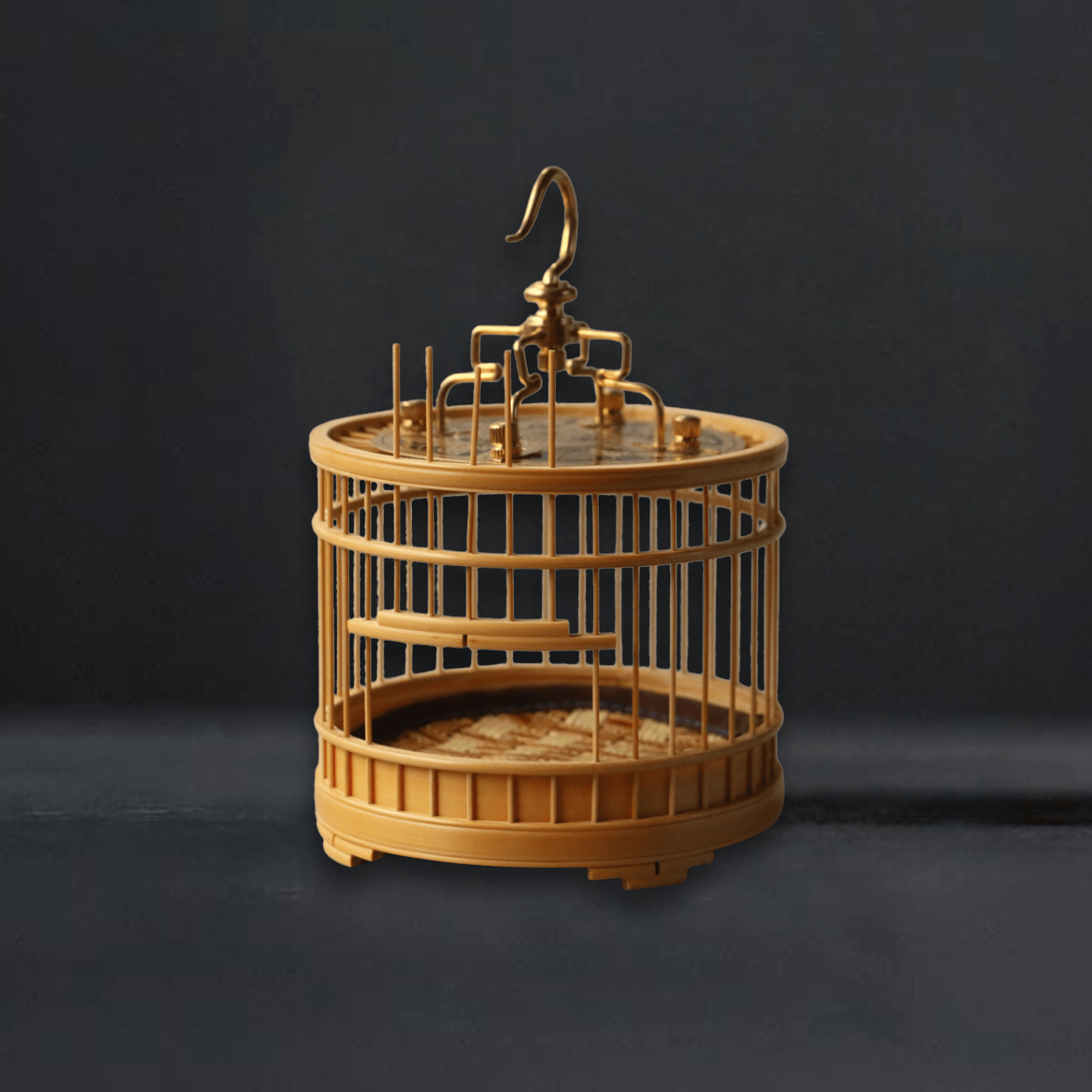 TEA TIME ESSENTIALS ACCESSORIES Grasshopper Cage Exquisite Jade Bamboo Grasshopper Cage