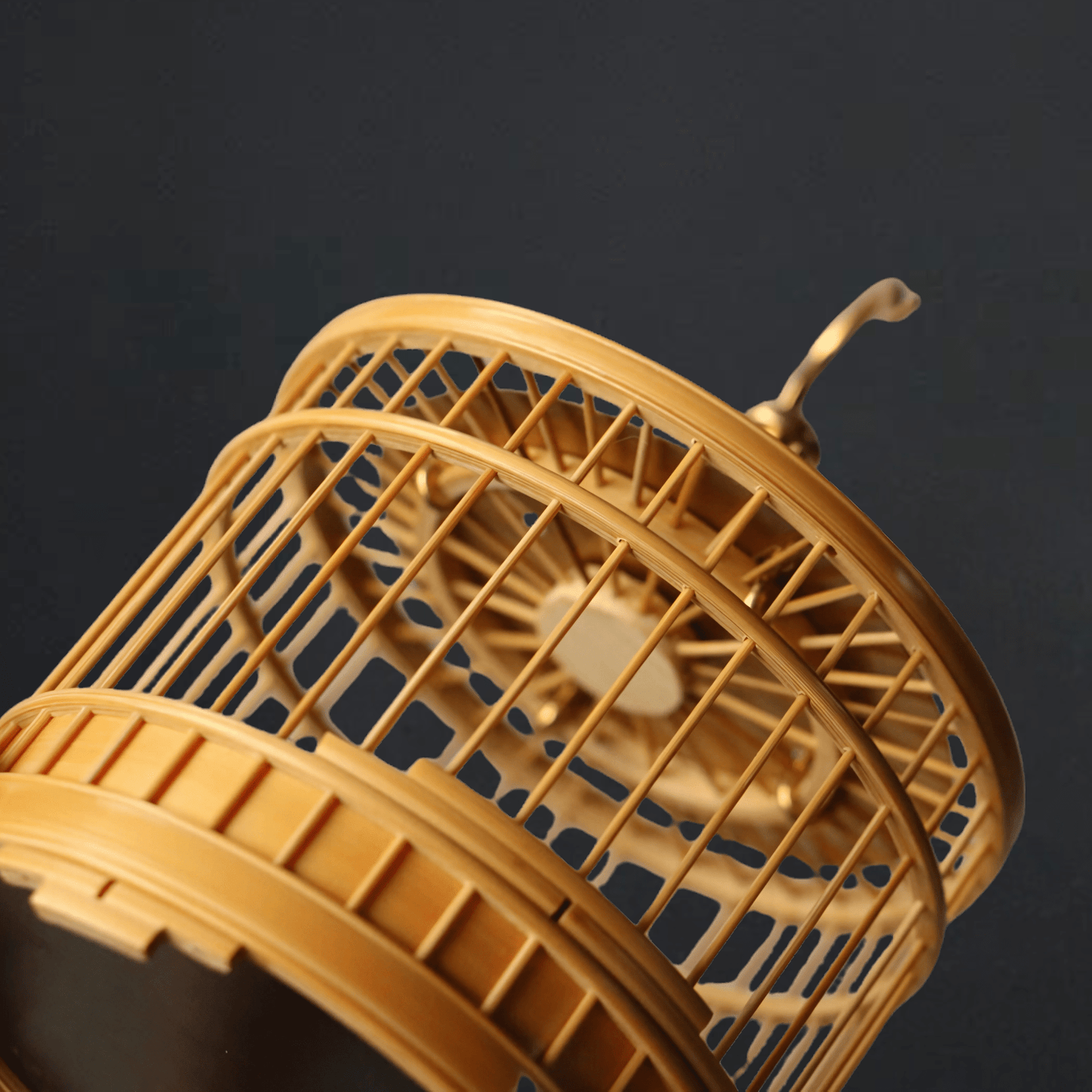 TEA TIME ESSENTIALS ACCESSORIES Grasshopper Cage Exquisite Jade Bamboo Grasshopper Cage