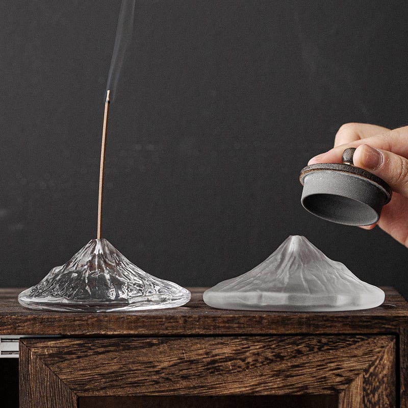 TEA TIME ESSENTIALS ACCESSORIES Snow Mountain Incense Holder