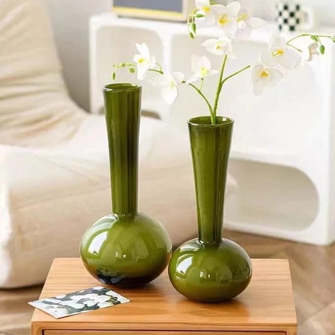 TEA TIME ESSENTIALS HOME DECOR Elegant Éclat: French Inspired Glass Vase Collection