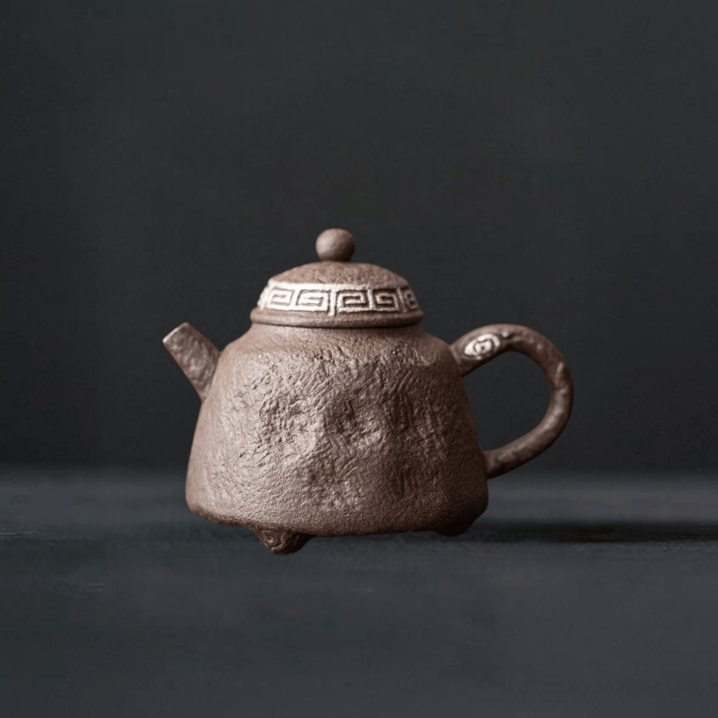 TEA TIME ESSENTIALS TEA Ancient Zhang Red Bronze Glaze Stoneware Teapot