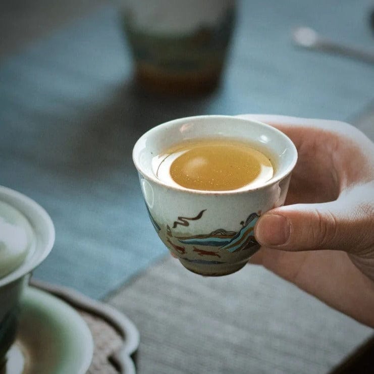 TEA TIME ESSENTIALS TEA Azurite Glazed Furuyama Tea Cup