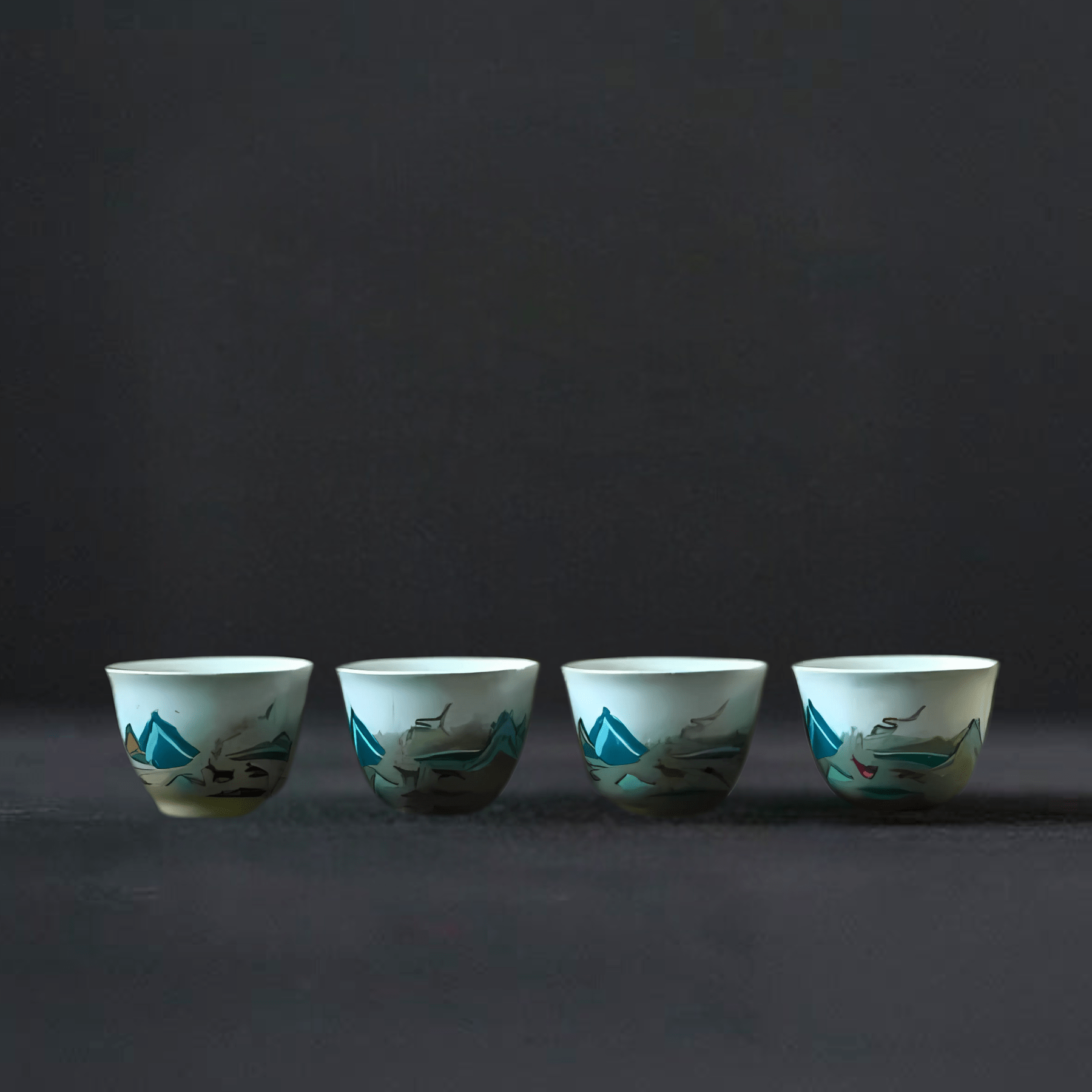 TEA TIME ESSENTIALS TEA Azurite Glazed Furuyama Tea Cup