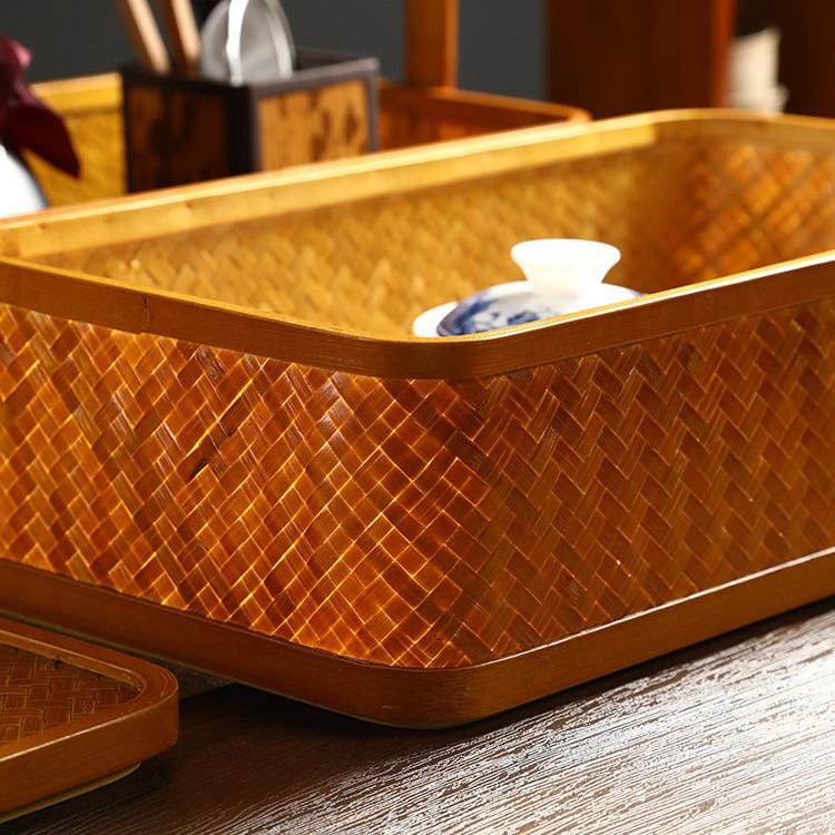 TEA TIME ESSENTIALS TEA Bamboo Tea Storage Box