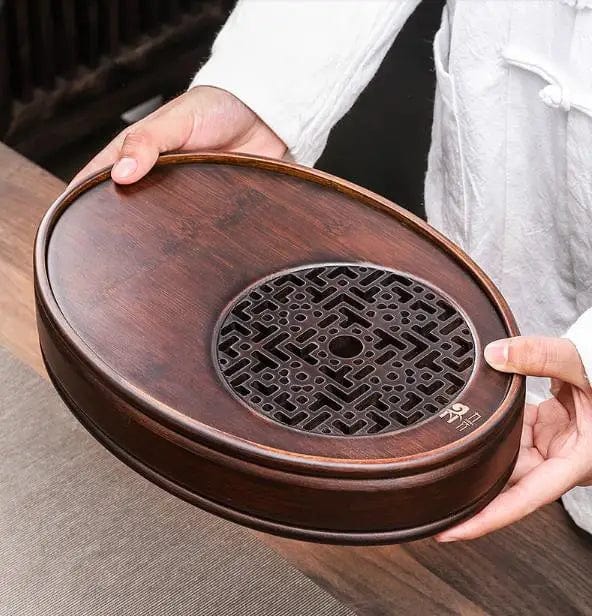 TEA TIME ESSENTIALS TEA Bamboo Water Storage Kung Fu Tea Tray