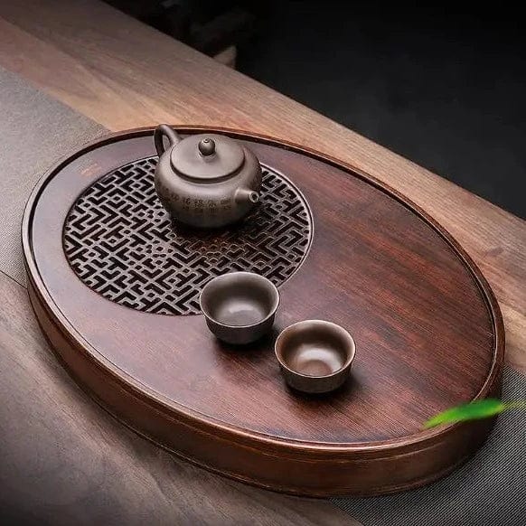 TEA TIME ESSENTIALS TEA Bamboo Water Storage Kung Fu Tea Tray