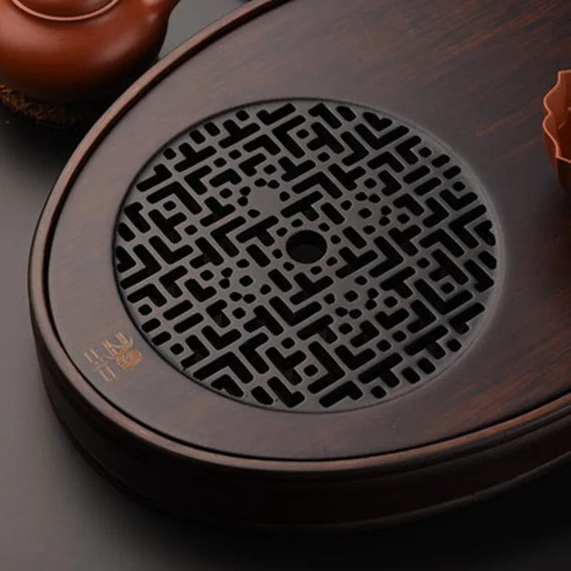 TEA TIME ESSENTIALS TEA Bamboo Water Storage Kung Fu Tea Tray