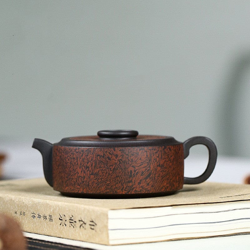 TEA TIME ESSENTIALS TEA Black Black Mud Weekly Plate Purple Clay Teapot