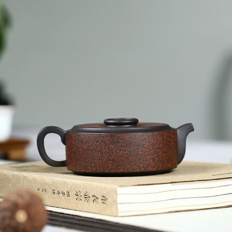 TEA TIME ESSENTIALS TEA Black Black Mud Weekly Plate Purple Clay Teapot