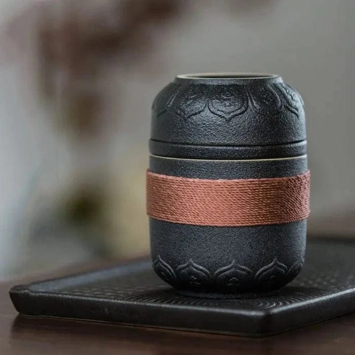 TEA TIME ESSENTIALS TEA Blossom Brew Portable Ceramic Tea Filter Kettle