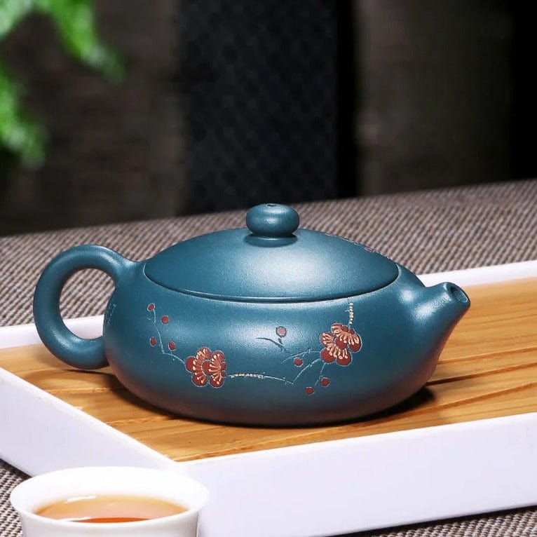 TEA TIME ESSENTIALS TEA Blue Aosixi Yixing Zisha Pot by Ziyun Tea House