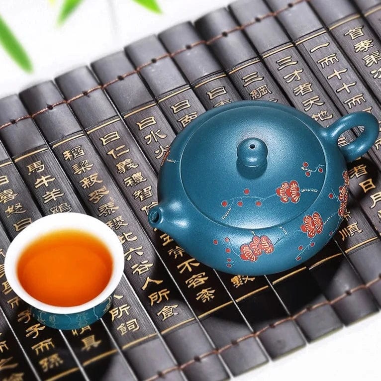 TEA TIME ESSENTIALS TEA Blue Aosixi Yixing Zisha Pot by Ziyun Tea House