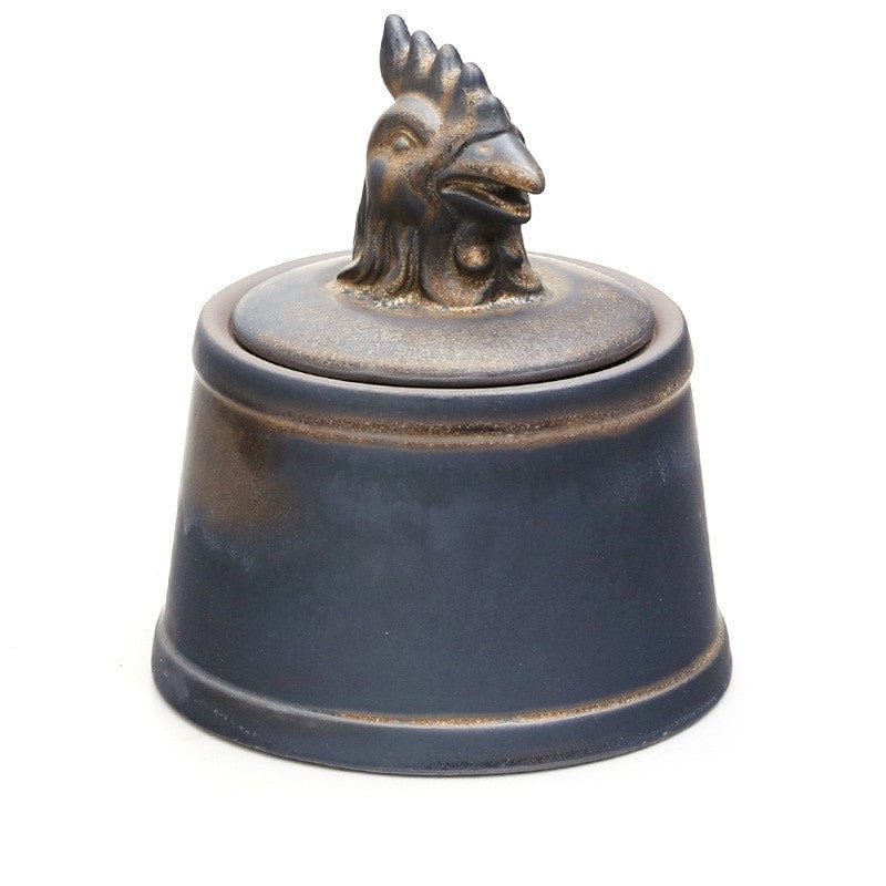 TEA TIME ESSENTIALS TEA Chicken Chinese Zodiac Ceramic Tea Caddy