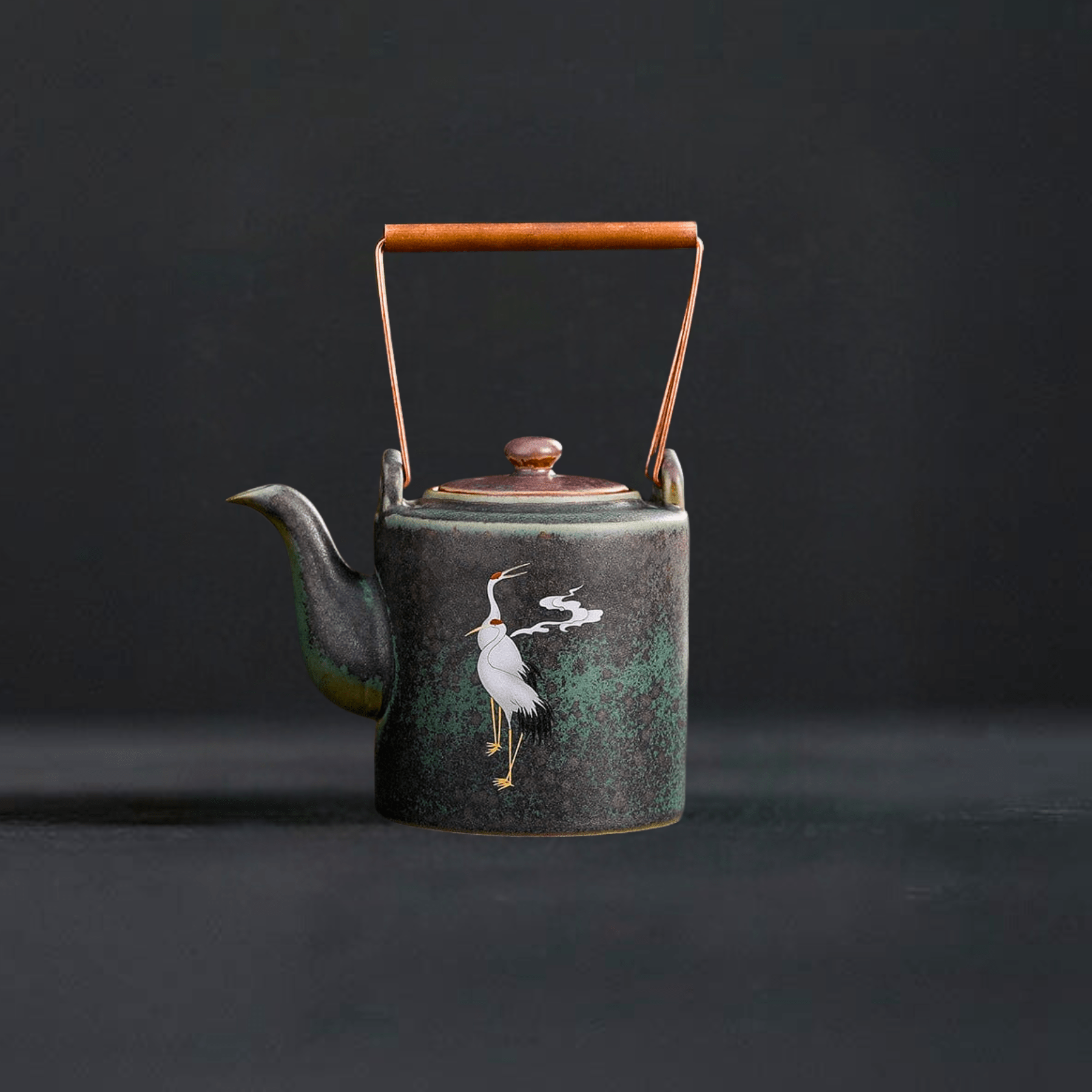 TEA TIME ESSENTIALS TEA Crane Chengxiang Crane Ceramic Pot