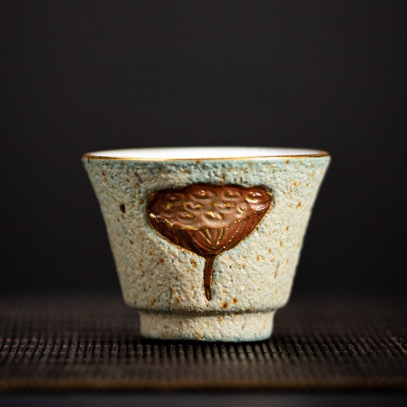 TEA TIME ESSENTIALS TEA Daoxiang Glaze Artisanal Ceramic Liansheng Auspicious Teacup Collection