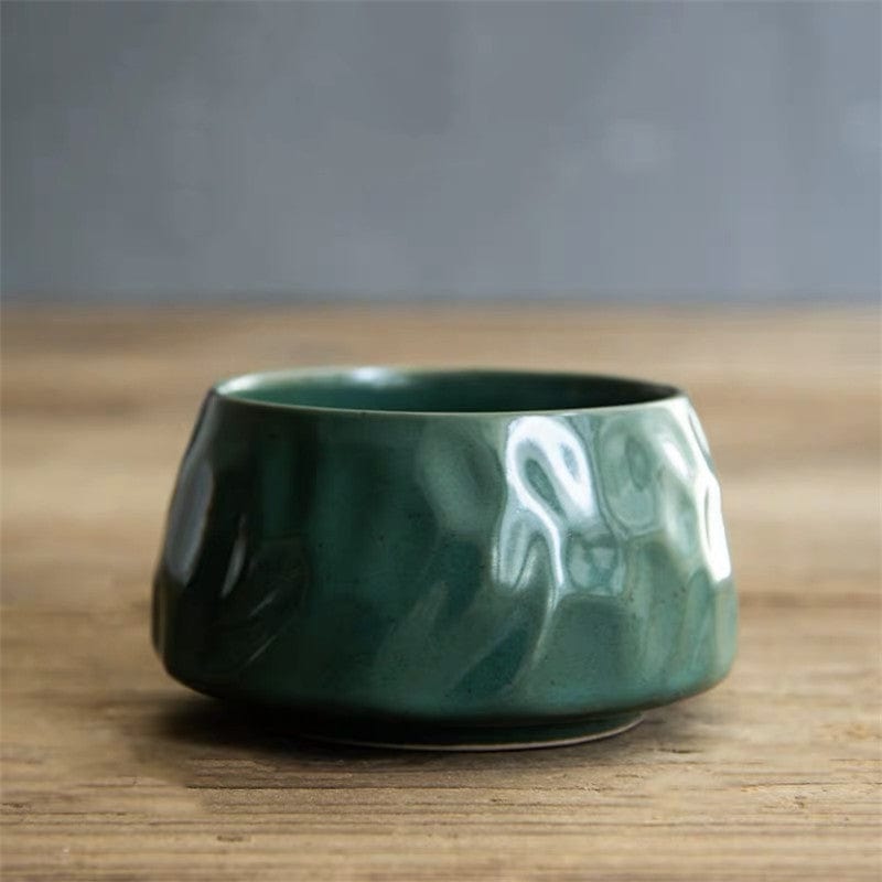 TEA TIME ESSENTIALS TEA Dark Green Harmony Hammered Kung Fu Cup