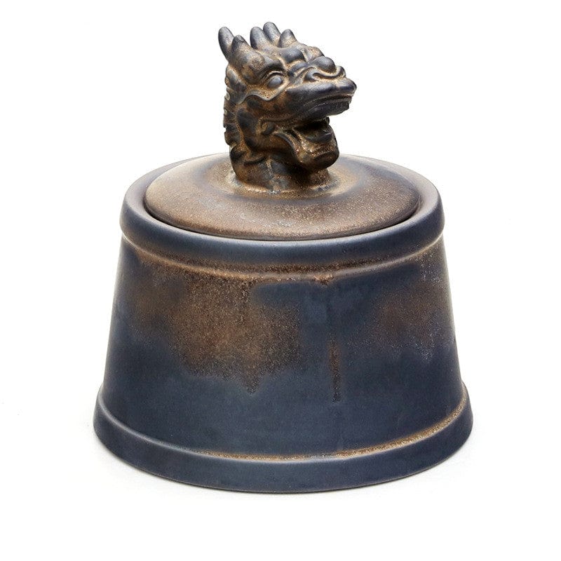 TEA TIME ESSENTIALS TEA Dragon Chinese Zodiac Ceramic Tea Caddy