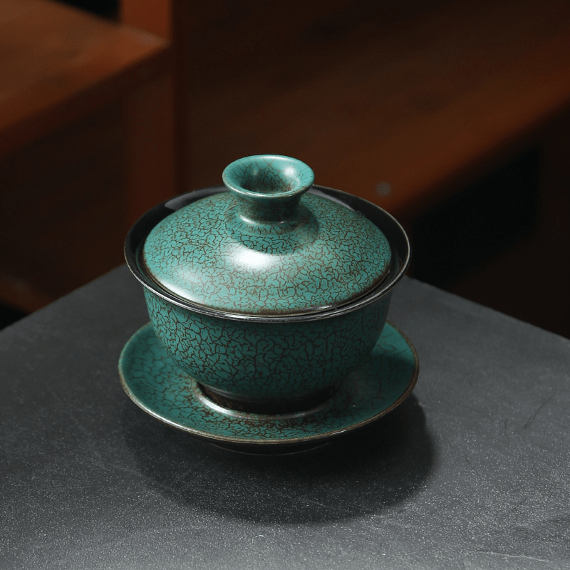 TEA TIME ESSENTIALS TEA Gaiwan Emerald Essence Gaiwan