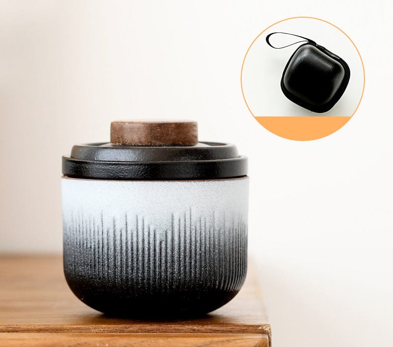 TEA TIME ESSENTIALS TEA Gradient Black Petite Filter Tea Tumbler