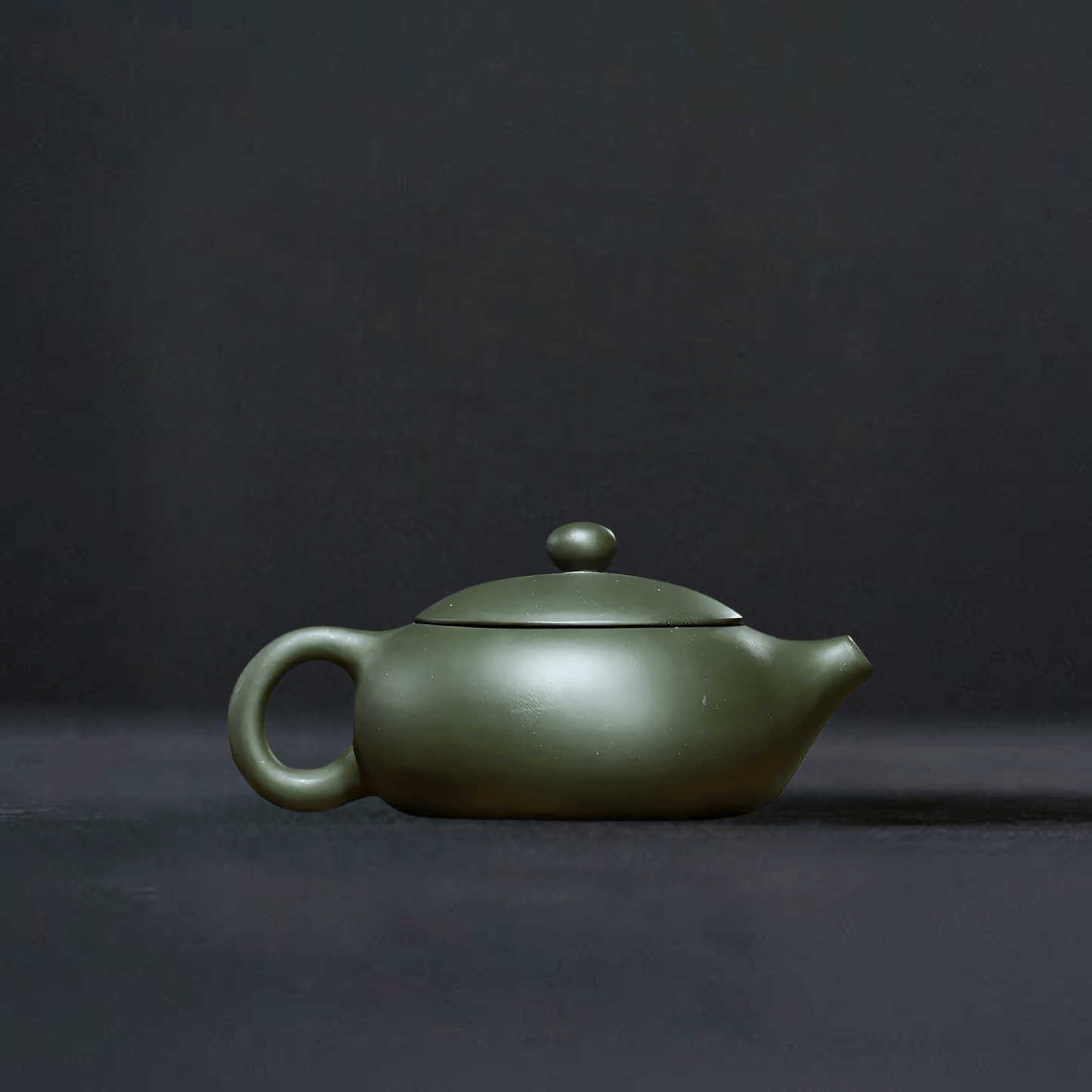 TEA TIME ESSENTIALS TEA Green Clay Artisanal Elegance: Raw Ore Green Clay Xishi Kungfu Tea Set