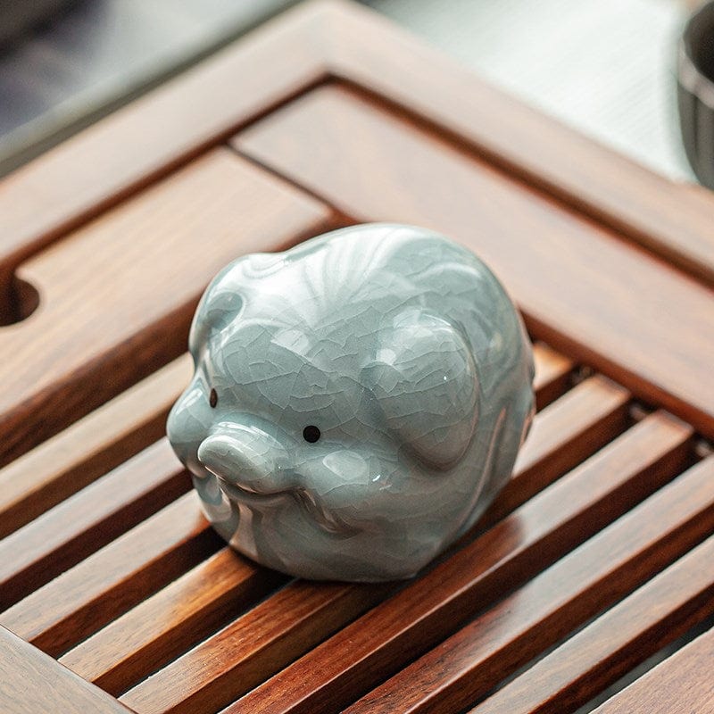 TEA TIME ESSENTIALS TEA Hai Pig Ceramic Zodiac Tea Pets Collection