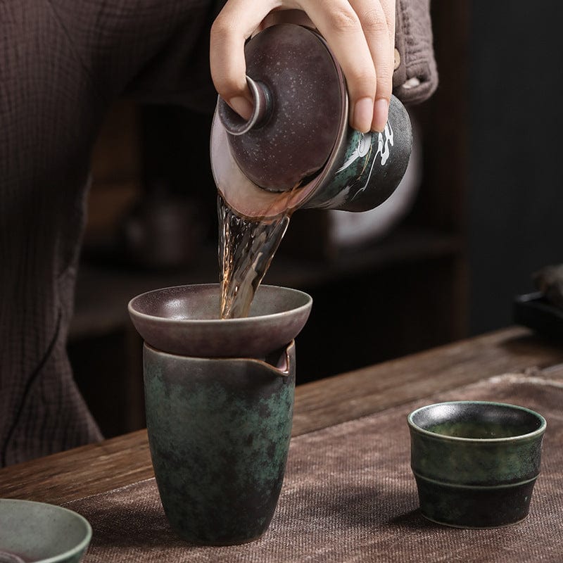 TEA TIME ESSENTIALS TEA 'Harmony in Flight' Chinese Crane Tea Set