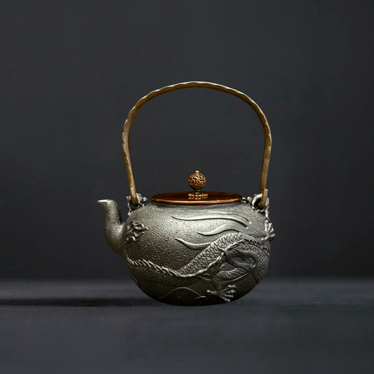 TEA TIME ESSENTIALS TEA Imperial Dragon Qingqintang Imperial Dragon Heritage Iron Tea Pot