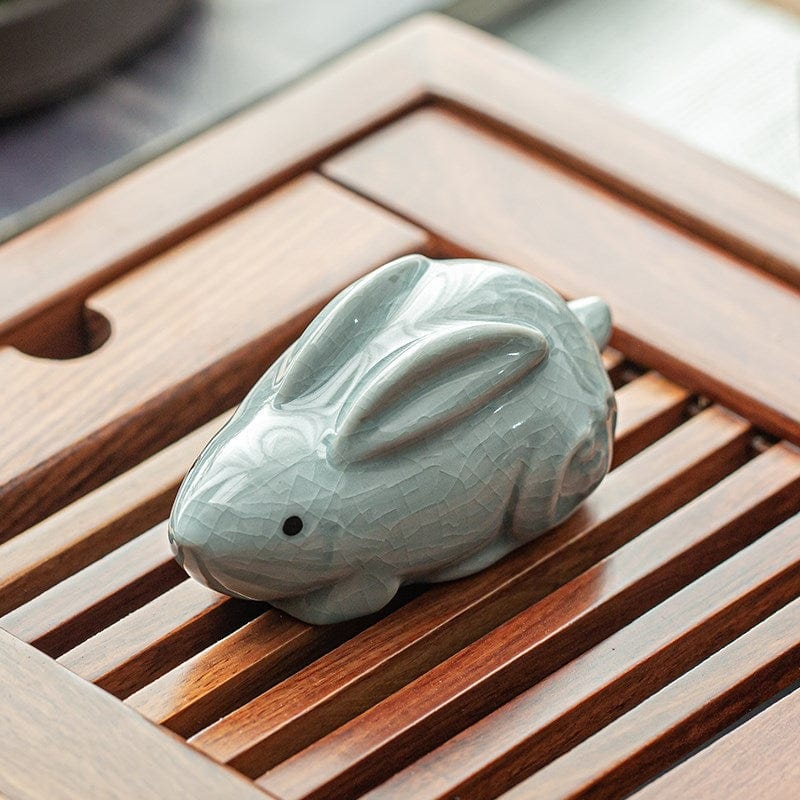 TEA TIME ESSENTIALS TEA Mao Rabbit Ceramic Zodiac Tea Pets Collection