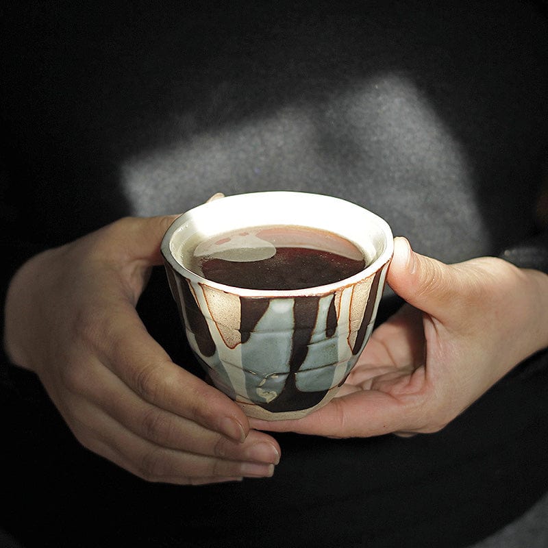 TEA TIME ESSENTIALS TEA Midnight Mist Handcrafted Cloud & Ten Grass Teacups Pottery