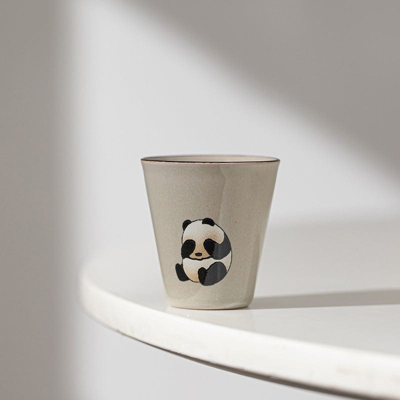 TEA TIME ESSENTIALS TEA Panda Flower Cup Panda Pals Tea Cup Trio