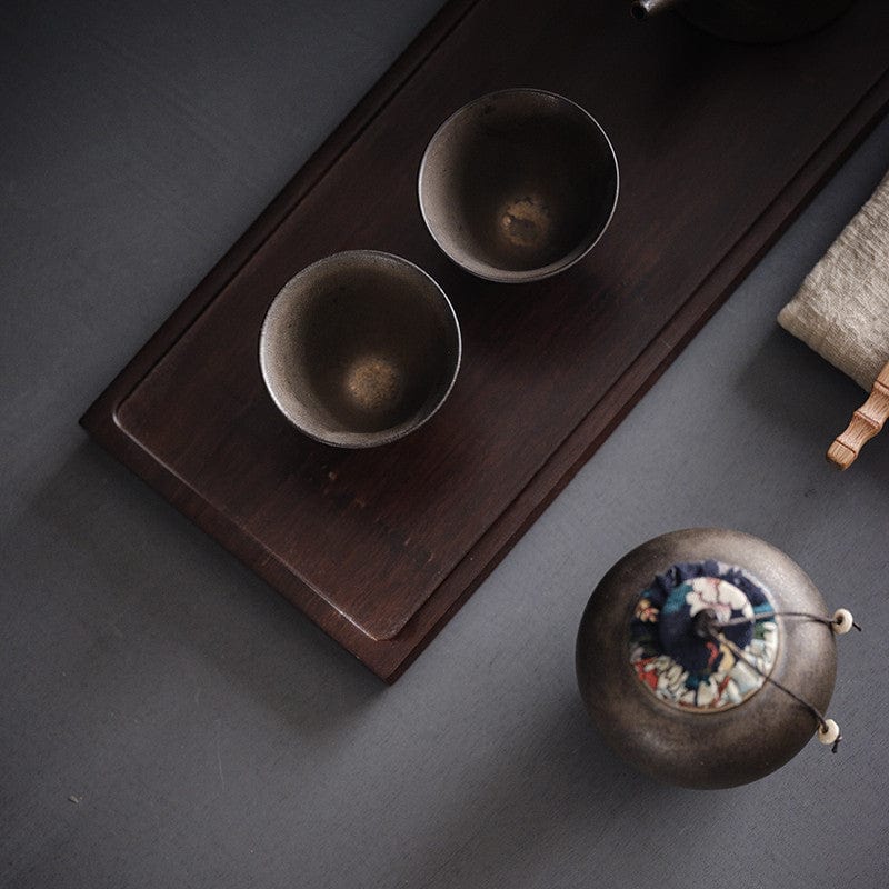 TEA TIME ESSENTIALS TEA Patina Vintage Japanese Patina Glaze Tea Cup