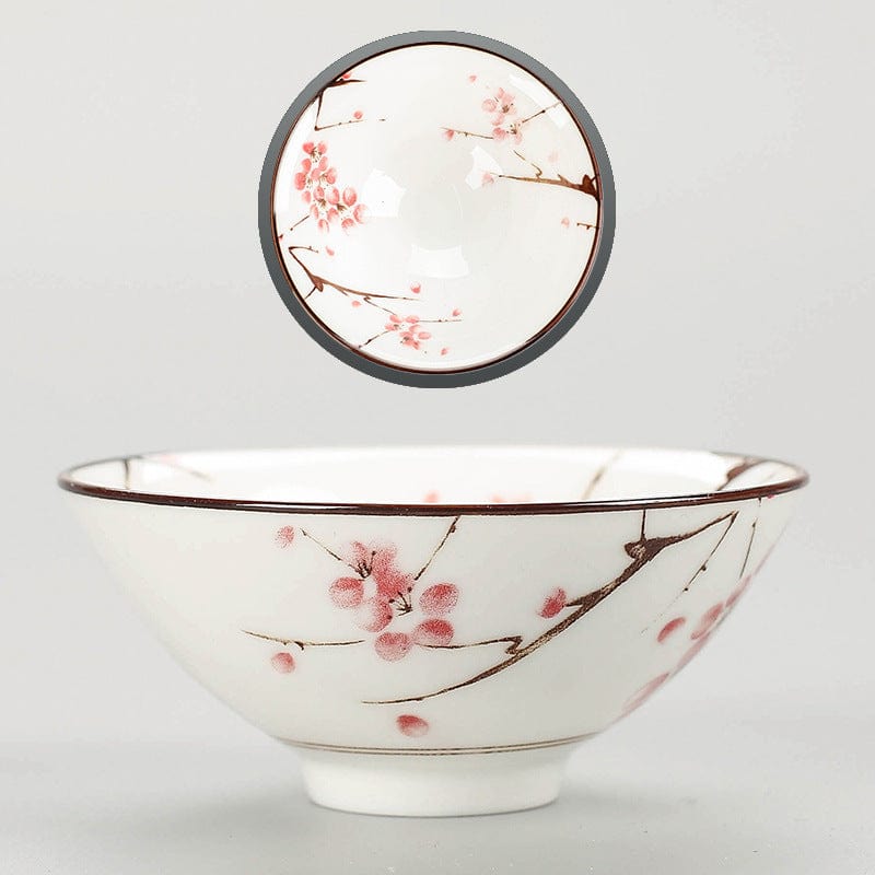 TEA TIME ESSENTIALS TEA Plum Blossom Ceramic Teacup Collection