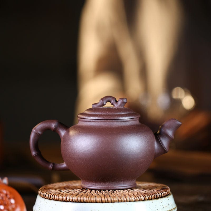 TEA TIME ESSENTIALS TEA Purple Clay Harmony Series Handmade Purple Clay Teapot