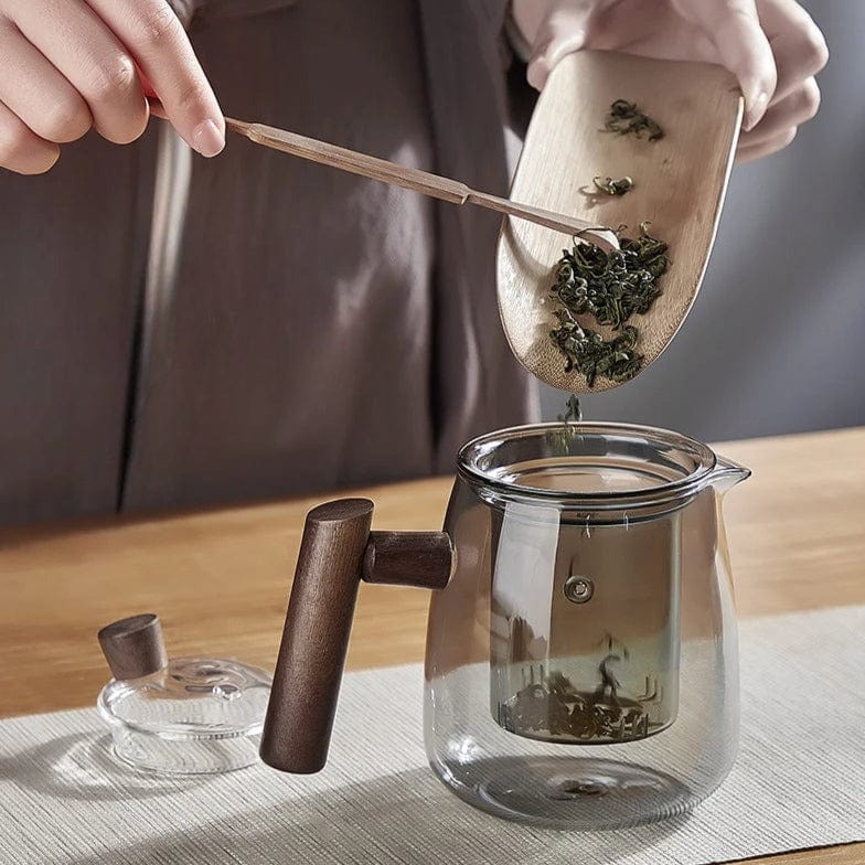 TEA TIME ESSENTIALS TEA Resilient Brew Glass Tea Pot Set