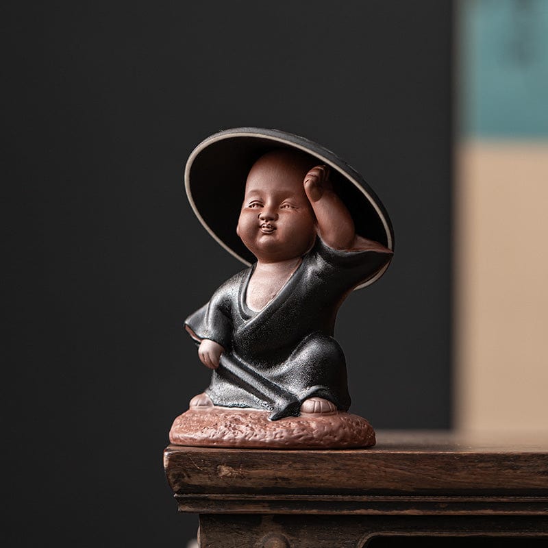 TEA TIME ESSENTIALS TEA Spring Zen Harmony Little Monk Tea Filter Ornament